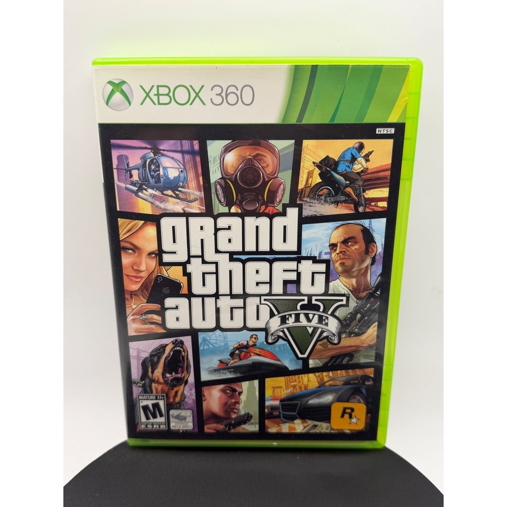 Grand Theft Auto V Xbox 360 GTA V Complete with Manual and Map Rockstar Games